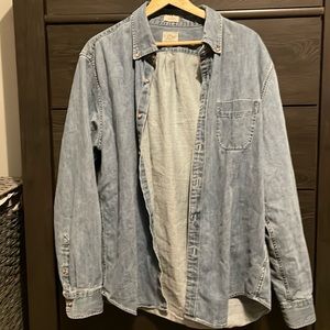 Large J Crew Denim Over Shirt - Never worn